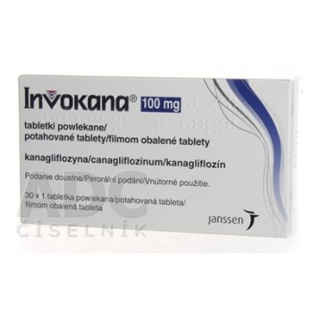 Інвокана (Invokana) 100 мг, 30 таблеток