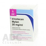 Іринотекан Mylan концентрат 20 мг/мл (100 мг) по 5 мл, 1 флакон