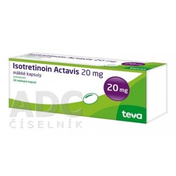 Ізотретиноїн (Isotretinoin) Актавіс 20 мг, 30 капсул
