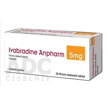 Івабрадин (Ivabradine) Anpharm 5 мг, 56 таблеток