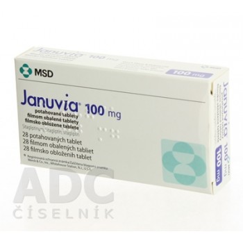 Янувія (Januvia) 100 мг, 28 таблеток