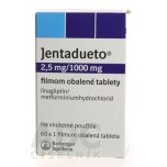Джентадуето (Jentadueto) 2.5 мг/1000 мг, 60 таблеток