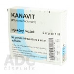 Канавіт (Kanavit) р-р д/ін. 10 мг/1 мл, 5 ампул