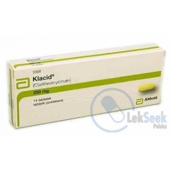 Клацид (Klacid) 250 мг, 14 таблеток