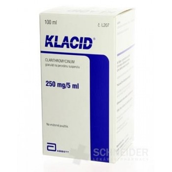 Клацид (KLACID) 250 мг/5 мл, 100 мл