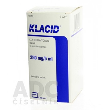 Клацид (KLACID) 250 мг/5 мл, 60 мл