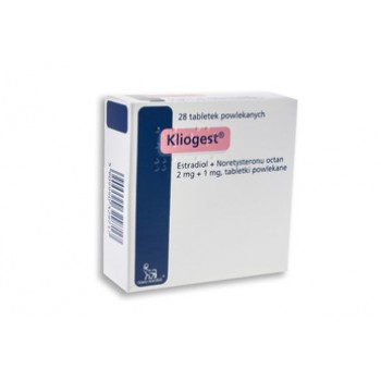Кліогест (Kliogest) 2 мг + 1 мг, 28 таблеток