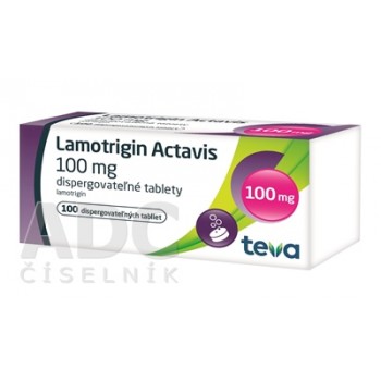Ламотриджин (Ламотригин) Актавіс 100 мг, 100 таблеток