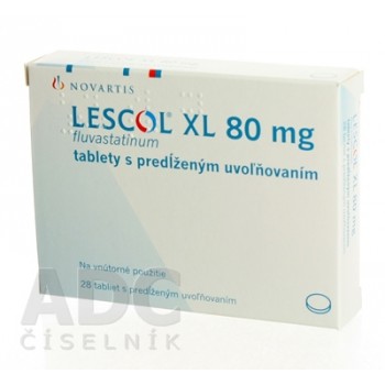 Лескол XL 80 мг, 28 таблеток