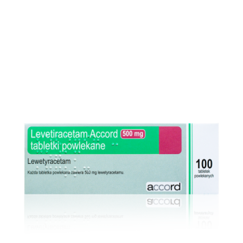 Леветирацетам Аккорд 500 мг, 100 таблеток (Польша)