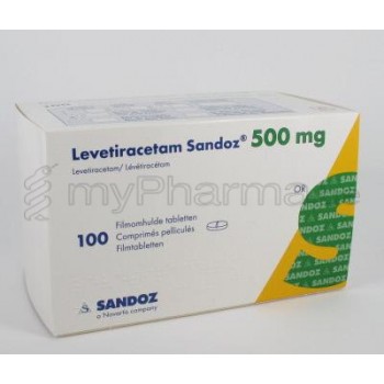 Леветирацетам Sandoz 500 мг, 100 таблеток