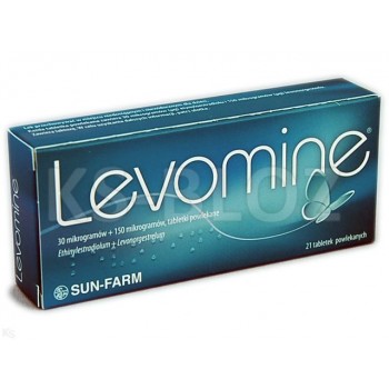 Левомін (Levomine)  0.03 мг+0.15 мг, 21 таблетка