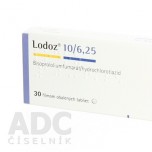Лодоз 10 мг/6.25 мг, 30 таблеток