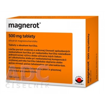 Магнерот (Magnerot) 500 мг, 100 таблеток