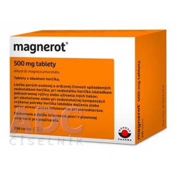 Магнерот (Magnerot) 500 мг, 200 таблеток