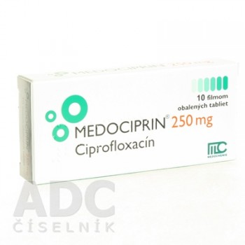 Медоциприн (Medociprin) 250 мг, 10 таблеток