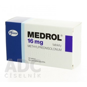 Медрол 16 мг, 50 таблеток