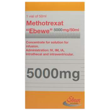 Метотрексат Ебеве 5000 мг/50 мл, 1 флакон