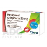Метопролол (Metoprolol) ratiopharm 50 мг, 30 таблеток