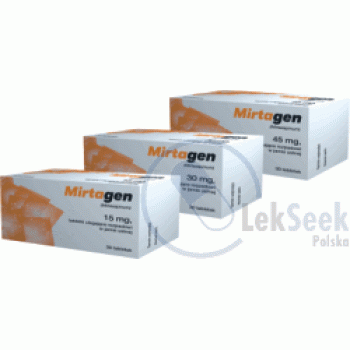 Міртаген (Mirtagen) 45 мг, 30 таблеток