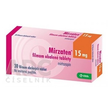 Мірзатен (Mirzaten) 15 мг, 30 таблеток