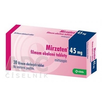 Мірзатен (Mirzaten) 45 мг, 30 таблеток