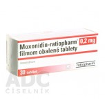 Моксонідин (Moxonidin) ratiopharm 0.2 мг, 30 таблеток