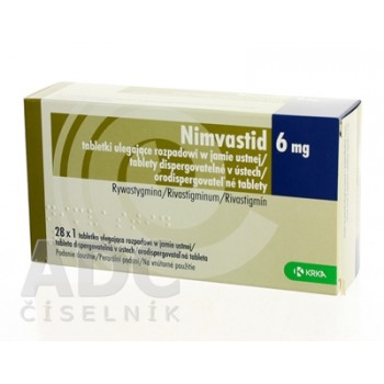 Німвастид (Nimvastid) 6 мг, 28 капсул