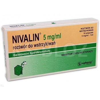 Нівалін (Nivalin) розчин д/ін. 5 мг/мл по 1 мл, 10 ампул