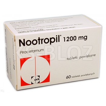 Ноотропіл (Nootropil) 1200 мг, 60 таблеток