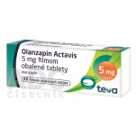 Оланзапін Актавіс 5 мг, 28 таблеток
