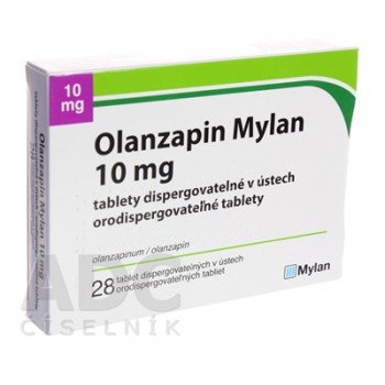 Оланзапін Mylan 10 мг, 28 таблеток