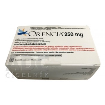 Оренсія (ORENCIA) ліофілізат 250 мг, 1 флакон