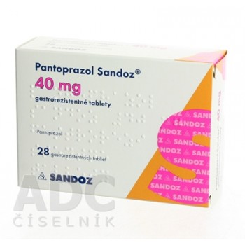 Пантопразол (Pantoprazol) Sandoz 40 мг, 28 таблеток