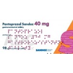 Пантопразол (Pantoprazol) Sandoz 40 мг, 98 таблеток