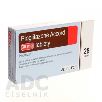 Піоглітазон Аккорд 30 мг, 28 таблеток