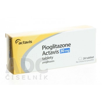 Піоглітазон Actavis 30 мг, 28 таблеток