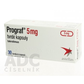 Програф (Prograf) 5 мг, 30 капсул