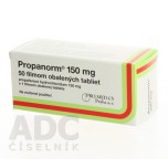 Пропанорм (Propanorm) 150 мг, 50 таблеток