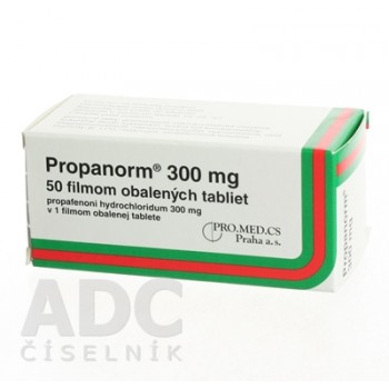 Пропанорм (Propanorm) 300 мг, 50 таблеток