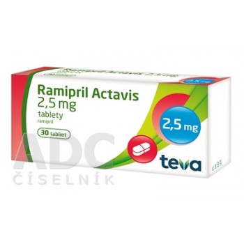 Раміприл (Ramipril) 2.5 мг, 30 таблеток