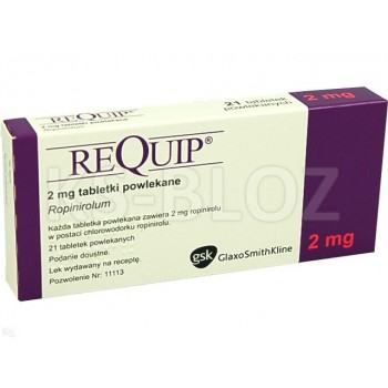Реквіп (Requip) 2 мг, 21 таблетка