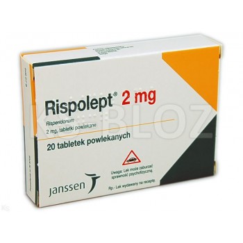 Рисполепт (Rispolept) 2 мг, 20 таблеток
