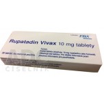 Рупатадин (Rupatadin) Vivax 10 мг, 30 таблеток