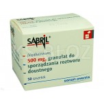 Сабрил (Sabril) 500 мг, 50 саше