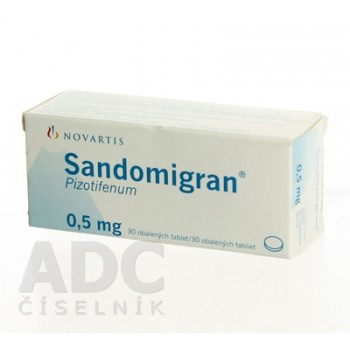 Сандомігран (Sandomigran) 0.5 мг, 30 таблеток