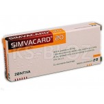 Сімвакард (Simvacard) 20 мг, 28 таблеток