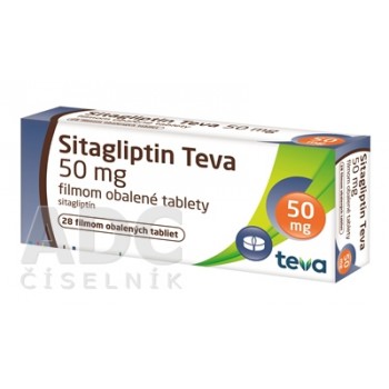 Ситагліптин Тева 50 мг, 28 таблеток