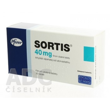 Сортис (Sortis) 40 мг, 30 таблеток