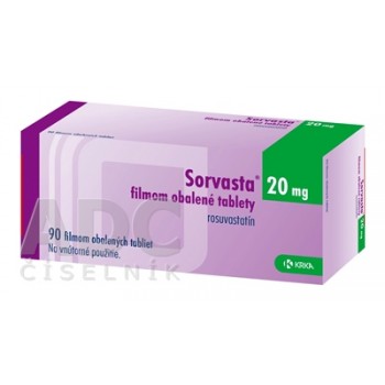 Сорваста (Sorvasta) 20 мг, 90 таблеток